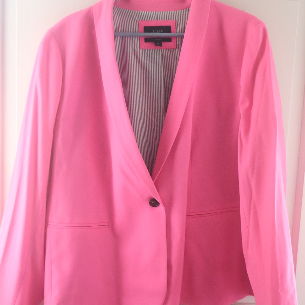 NWOT Jcrew Pink Blazer size 22